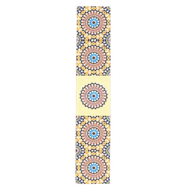 Chemin De Table Moyen Harmonie Zellige Marocaine (Devant)