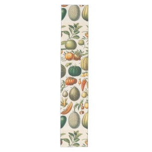 Chemin De Table Moyen Illustration scientifique végétale des fruits