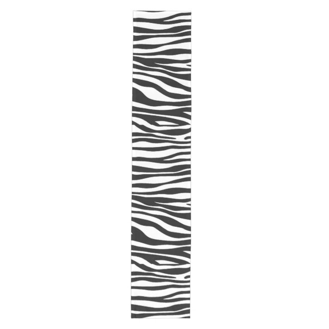 Chemin De Table Moyen Impression Zebra (Devant)