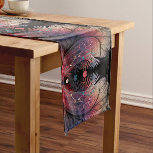 Chemin De Table Moyen Jonglage Abstrait Moderne Fantaisie Art Fractal
