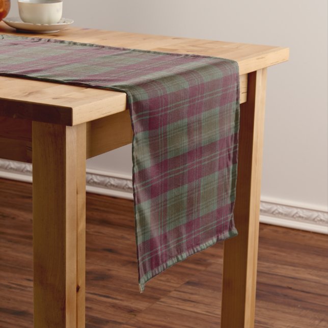 Chemin De Table Moyen Lindsay Patiné Original Scottish Tartan (In Situ)