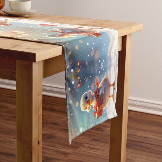 Chemin De Table Moyen Little Duck Holiday Table Runner (In Situ)