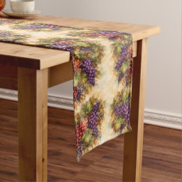 Chemin De Table Moyen Luxury Tuscan Grapes Watercolor Table Runner