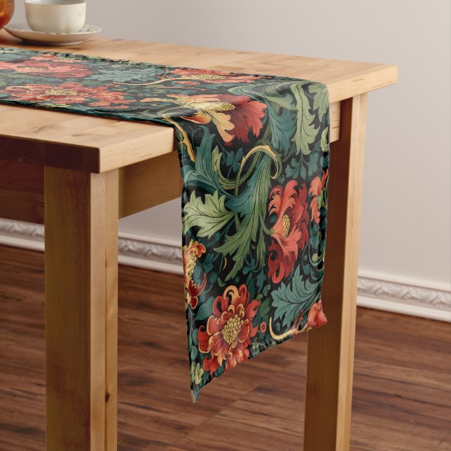Chemin De Table Moyen MagnifiqueWilliam Morris Medium Table Runne (In Situ)