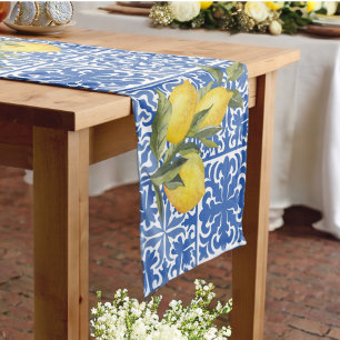 Chemin De Table Moyen Mariage & Fête de Fiançailles Carrelage Méditerran