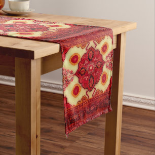 Chemin De Table Moyen Moquette persane couleur cuivre