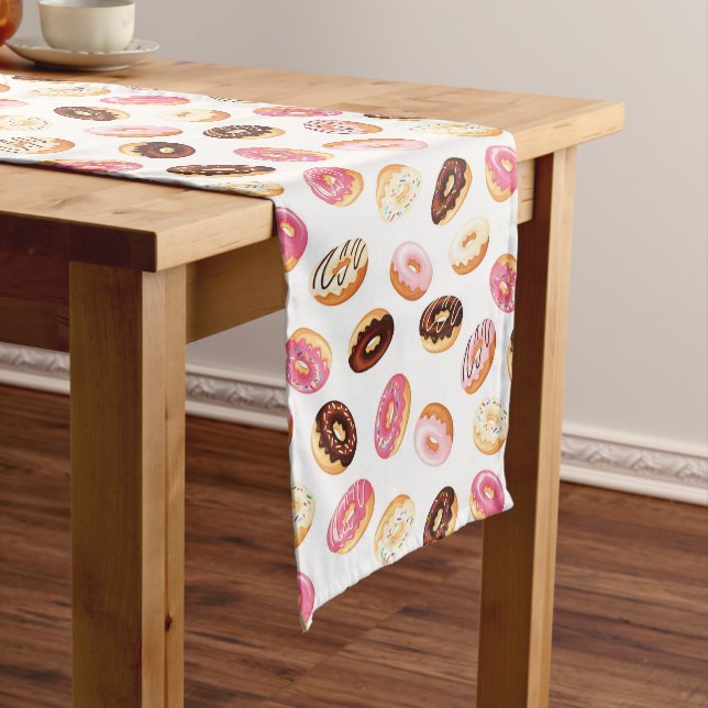 Chemin De Table Moyen Motif de beigne douce (In Situ)