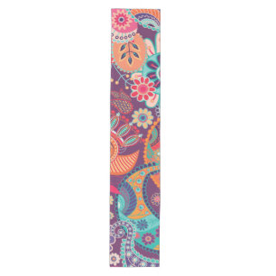 Chemin De Table Moyen Motif de fleur chic de Boho de hippie de Bohème d