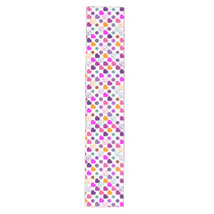 Chemin De Table Moyen Motif de paix de coeur de flower power + votre