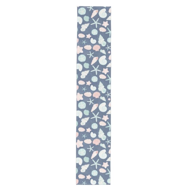 Chemin De Table Moyen motif des coquillages (Devant)