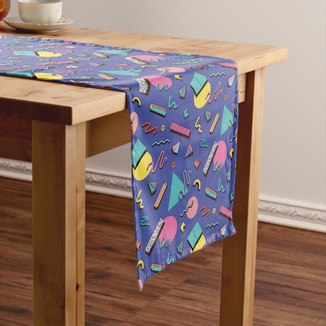 Chemin De Table Moyen Motif géométrique rétro (In Situ)
