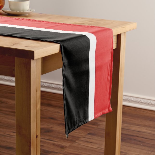 Chemin De Table Moyen Motif rouge, noir et blanc (In Situ)
