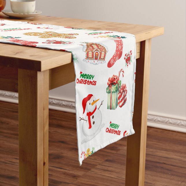 Chemin De Table Moyen Noël Motif sans ambages (In Situ)
