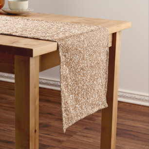 Chemin De Table Moyen Parties scintillant de broche Rose Gold Blush Glit