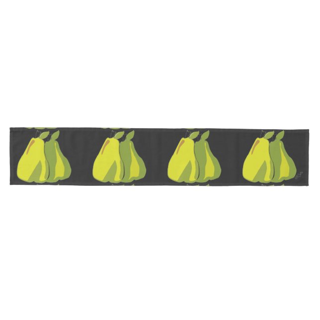 Chemin De Table Moyen Pears Outline (Horizontal)