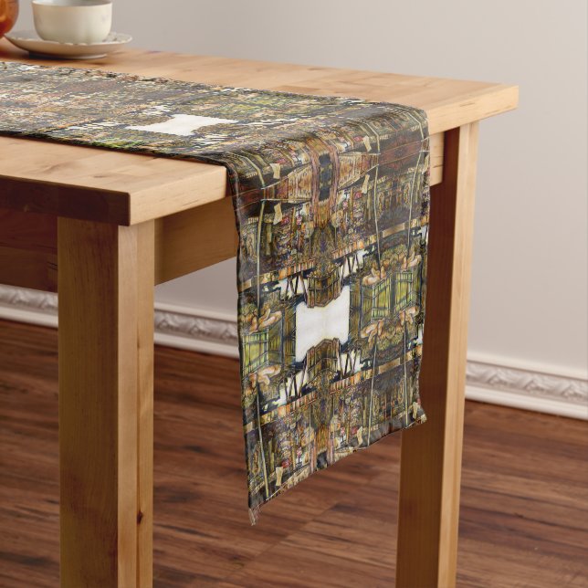 Chemin De Table Moyen Rend la créativité plus éclatante (In Situ)
