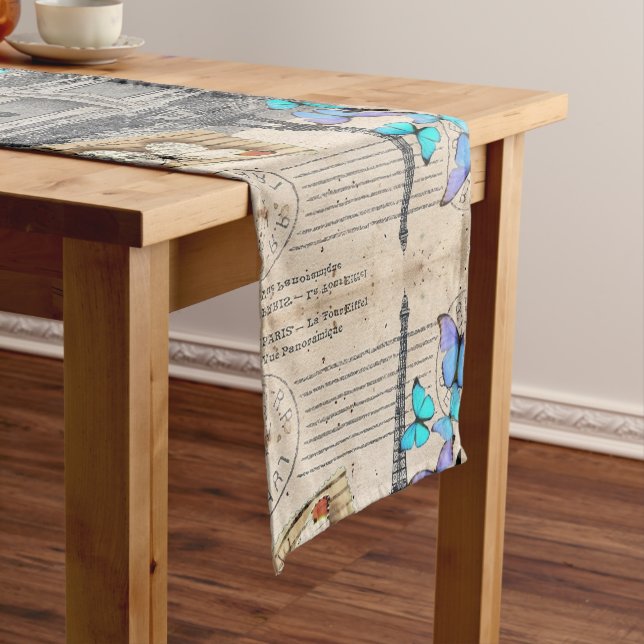 Chemin De Table Moyen romantique france voyage paris tour eiffel (In Situ)