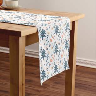 Chemin De Table Moyen Scandinave nordique Motif d'arbre de Noël
