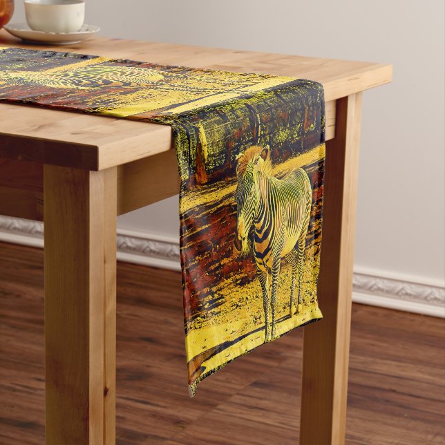 Chemin De Table Moyen smartmix animal -zebra 2 (In Situ)