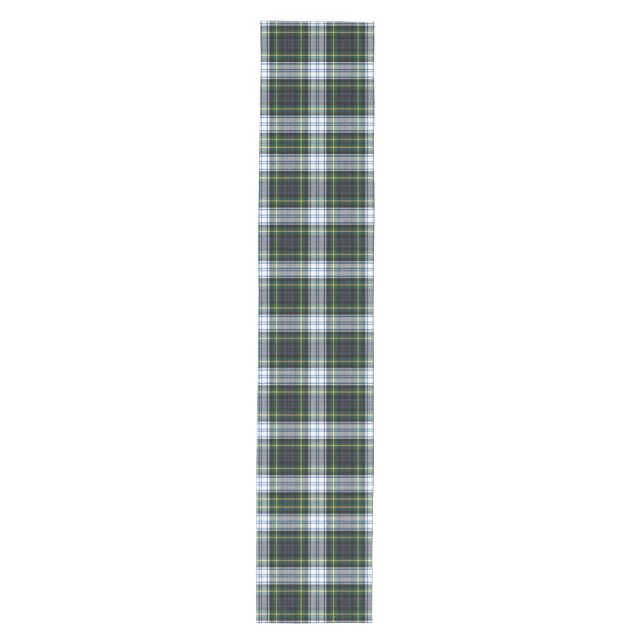 Chemin De Table Moyen Tartan Clan Gordon Blanc vert pourpre Plaid (Devant)