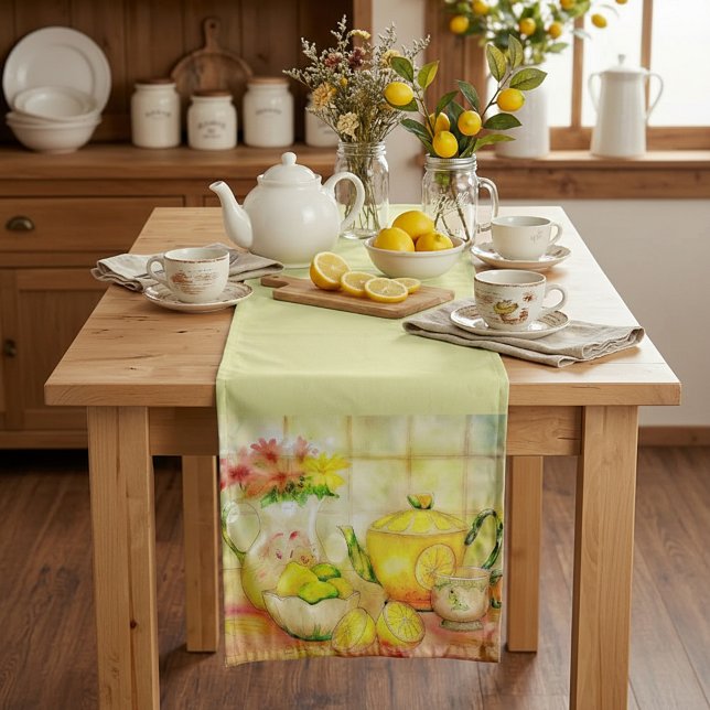 Chemin De Table Moyen Thé au citron  (Créateur téléchargé)