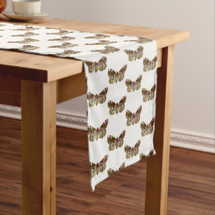 Chemin De Table Moyen Thyatira batis - La teigne de fleur de la peau