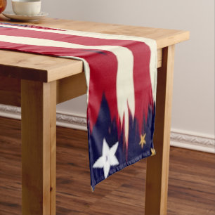 Chemin De Table Moyen Vagues patriotiques