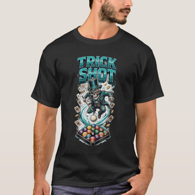 CHEMIN DE TRAVERSE — T-Shirt Skull Pool (Devant)