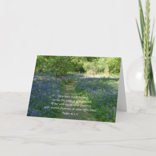 Chemin de vie | Cartes de voeux | Bluebells (Devant)