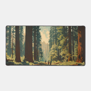 Chemin d'illustration du parc national Redwood Vin