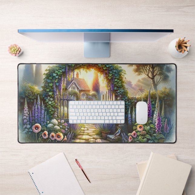 Chemin du jardin enchanté Cottagecore (Bureau 1)