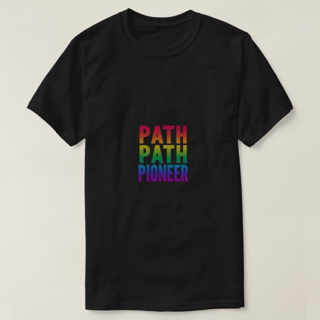 Chemin Pioneer T-Shirt Design" (Design devant)