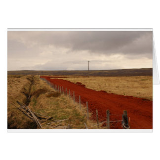 Chemin Rouge Dirt En Islande
