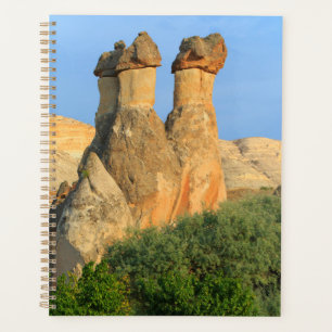 Cheminées de fées au coucher du soleil