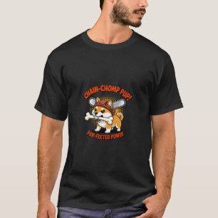 Chemineuse Pup – T-shirt de chien d'anime mignon