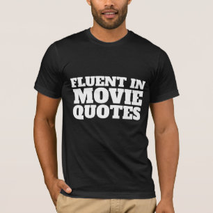 CHEMINS DE CHEMISES T-SHIRTS DE CITATIONS DE FILM
