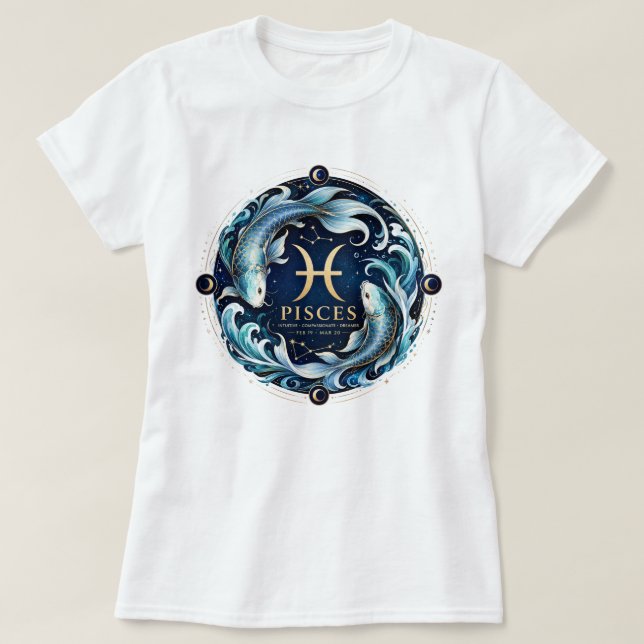 CHEMINS DE POISSONS T-SHIRT (Design devant)