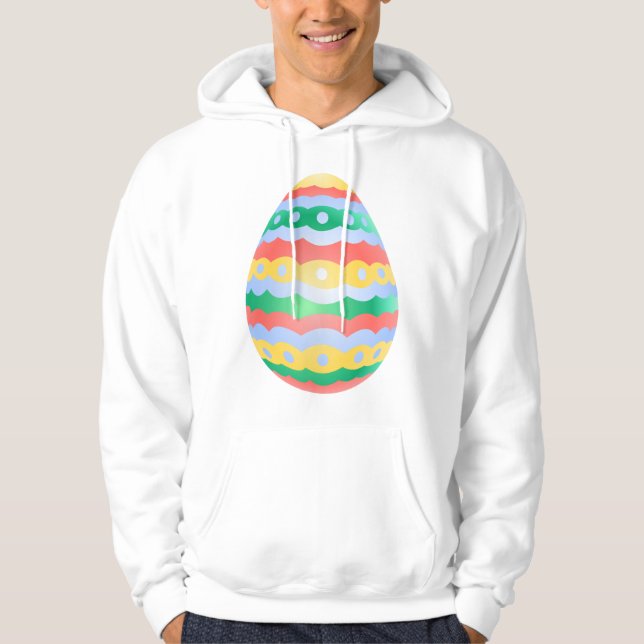 Chemise à capuchon Oeuf de Pâques Festif Sweat - s (Devant)