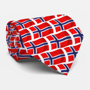 Chemise à cravate drapeau Norvégien