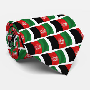 Chemise à cravate du drapeau de l'Afghanistan