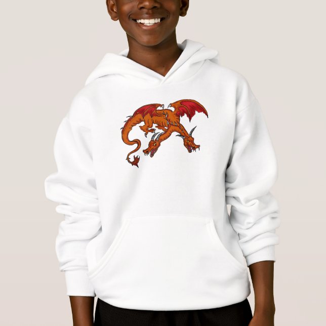 Chemise à deux têtes de dragon (Devant)