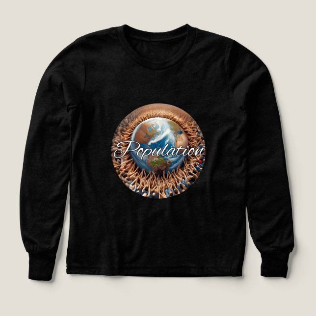 Chemise à manches longues en tri-mélange pour garç (Motif recto)