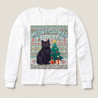 Chemise à manches longues Meowy Catmas Chemise de