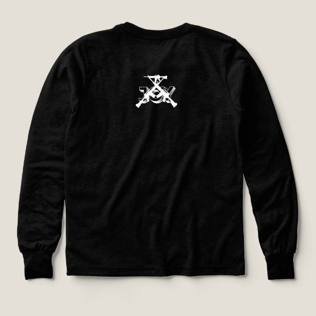 Chemise à manches longues tri-mélange (Motif dos)