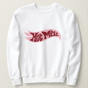 Chemise à sweat Hot Mess Crewneck graphique à fl
