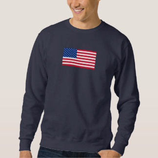 Chemise à sweatshirt de drapeau américain classiqu
