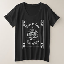 Chemise Ace de Pique Carte à Jouer