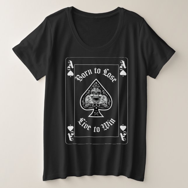 Chemise Ace de Pique Carte à Jouer (Design devant)