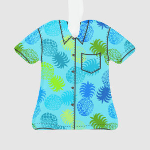 Chemise Aloha Momona Hawaiian Tropical Pineapple