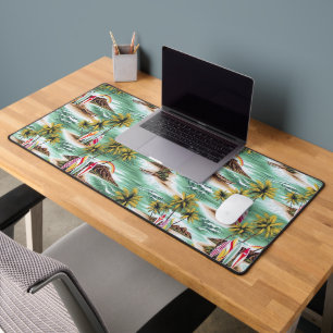 Chemise Aloha Rétro avec panneaux de Surf